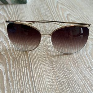 Barton Perreira Akua Sunglasses - gold frame brown gradual lense. Worn 1-2x.